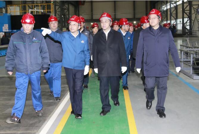 雷凡培、楊金成到渤船集團(tuán)調(diào)研